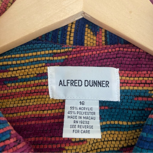 Alfred Dunner Colorful Southwest Print Vintage Jacket - Picture 3 of 8